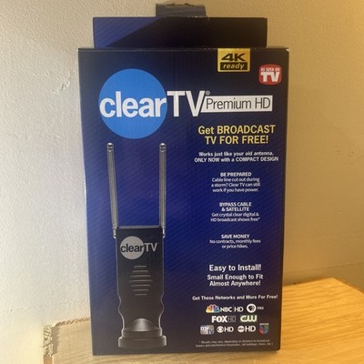 Clear TV Premium HD Mini 4K Ultra TV Antenna Quantity 4