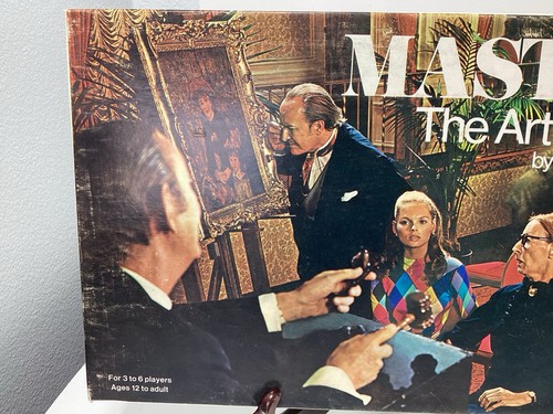 NOS NEU Vintage Masterpiece The Art Auction Brettspiel 1970 unbenutzt - Bild 2 von 19