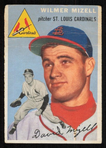 Wilmer Mizell #249 1954 Topps card