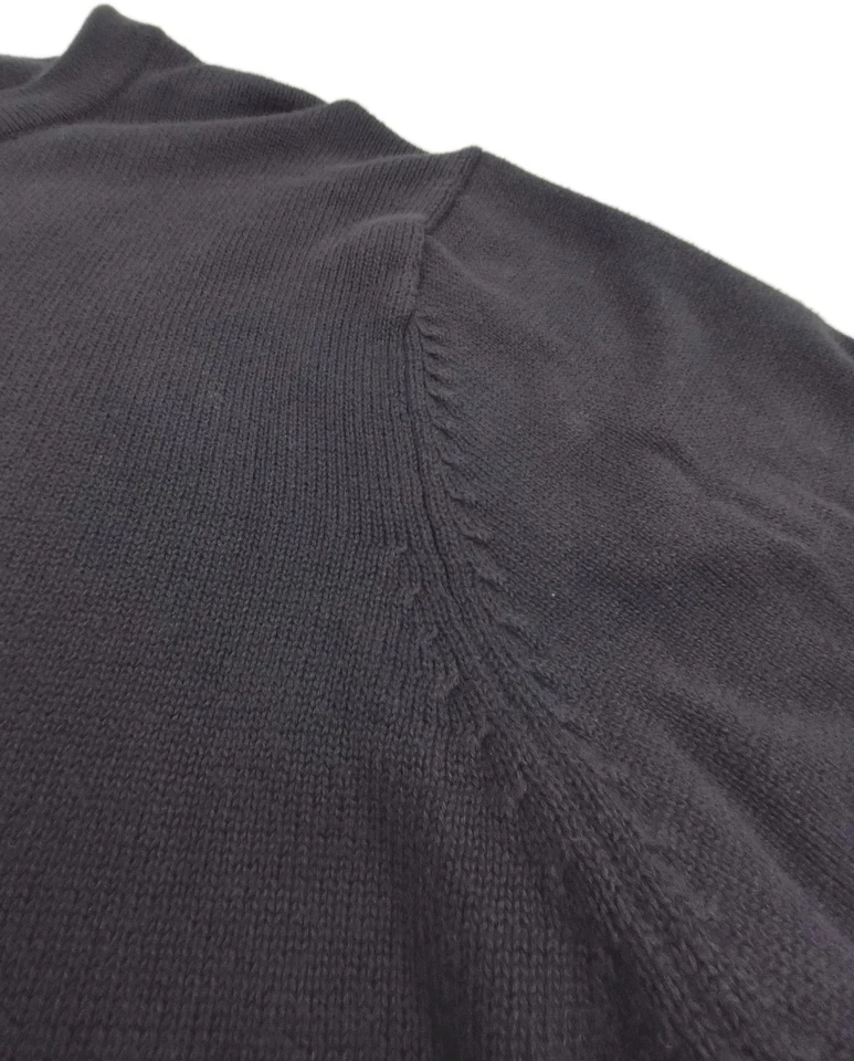 Vintage Eddie Bauer Sweatshirt Black Pullover Crew Neck Cotton Men's XL Tall 46 - Image 4 of 4