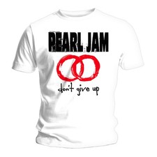 White Pearl Jam Don't Give Up Eddie Vedder ufficiale Uomo maglietta unisex
