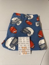 TC Tall And Curvy Lularoe Leggings Multicolor Football Helmets Sports NWOT New