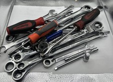 Large Lot Of Tools - Snap On Gearwrench Blue Point Promat Wrenches Ratchets Etc