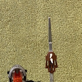 LEGO Bionicle VEZON Figure Only From Set # 8764 but w/ CUSTOM REPLACEMENT CAPE