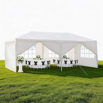 Outdoor Party Tent Patio Canopy Tent Gazebo W/ Removable Sidewalls Instant Event