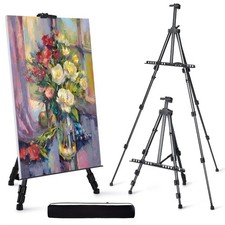 Adjustable Art Easel Stand Tripod Display Sign Easel Portable 22-66 Inch