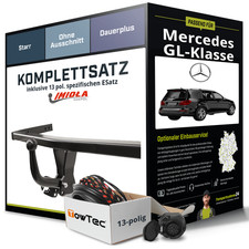 Anhängerkupplung starr für MERCEDES GL-Klasse +E-Satz Set NEU