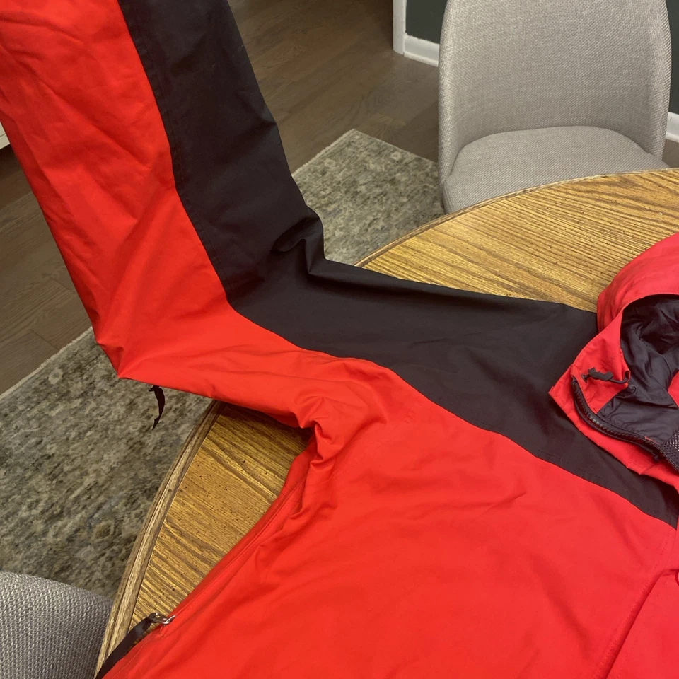 Chaqueta cortavientos Eastern Mountain Sports impermeable EMS grande Goretex Paclite con capucha Foto 4 de 4