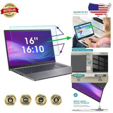16 Inch Laptop Screen Protector, 2 Pack, Anti Blue Light, Anti-Glare, 16:10