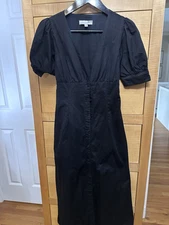 Love By Whitney , Whit MIDI Dress Slimming Flattering Retails +$125 Small