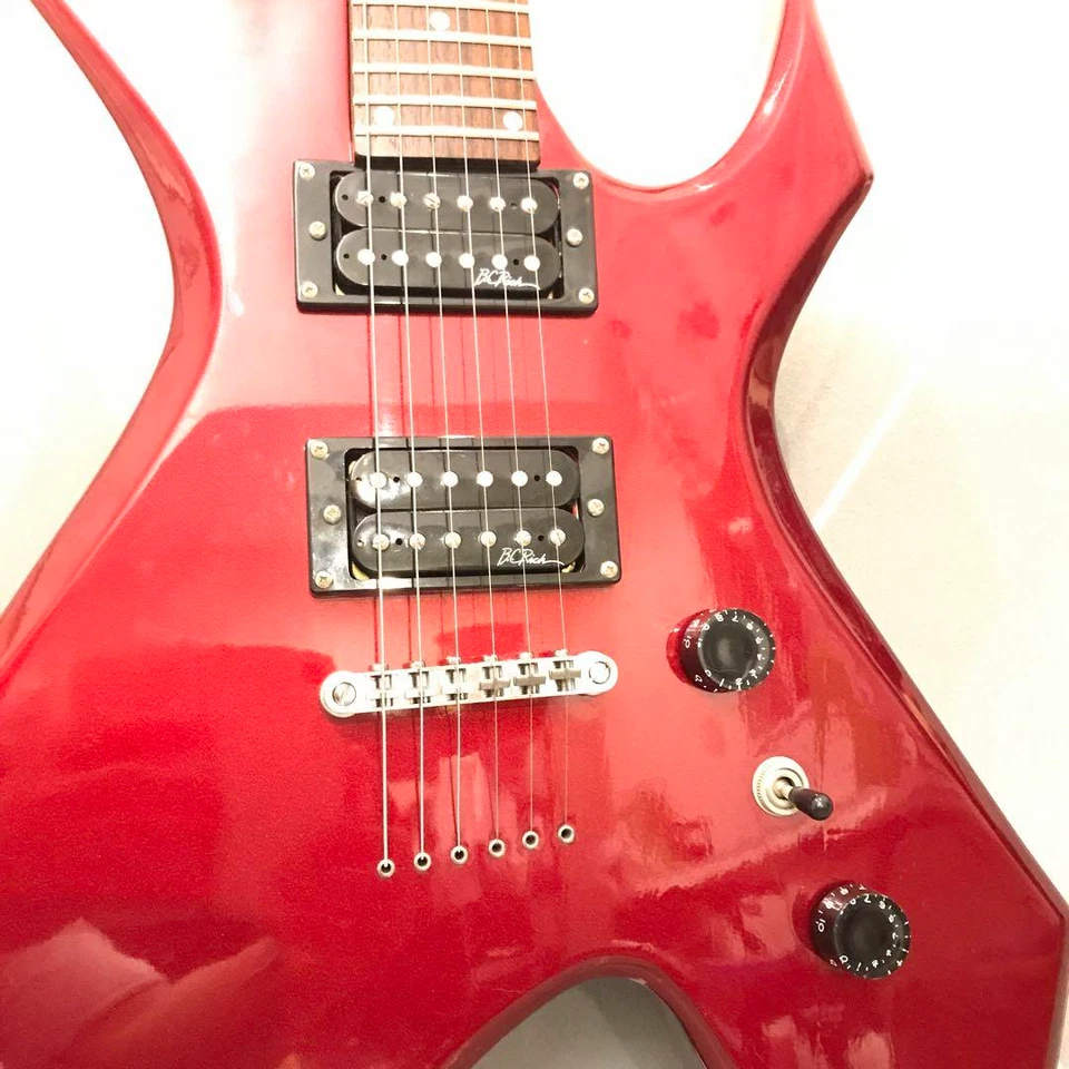 B.C. Rich Warlock E-Gitarre Red Finish Made in Japan Rare Vintage Model - Bild 3 von 4