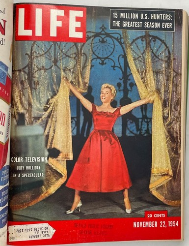 Life Magazine Bound Volume November December 1954 - 8 Issues Mid Century Galore - Picture 4 of 13