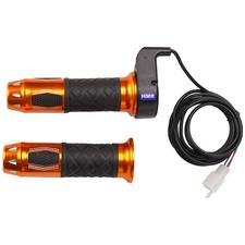 Elektro Dreh Gas Griff SET Typ5 Gold 12- 48 V...