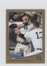 2013 Topps Mini Gold 2/62 Francisco Cervelli #552 6ii
