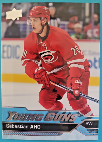 Sebastian Aho #210 2016 Upper Deck card