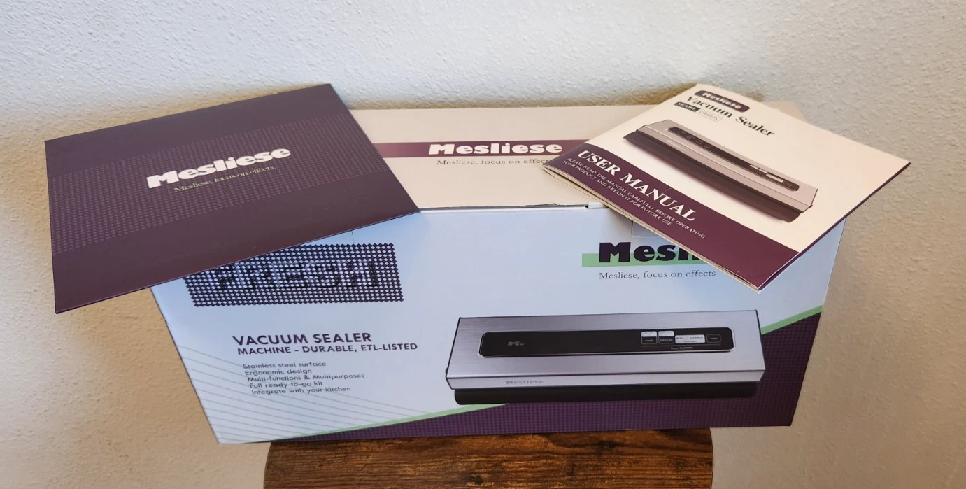 Meslies Fast Vacuum Sealer Automatic Food Saver Machine-Free Shipping