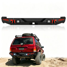 For 1984-2001 Jeep Cherokee Xj Off-road Rear Bumper W2 Hitch Receiver D-rings For 1984-2001 Jeep Cherokee Xj Off-road Rear Bumper W2 Hitch Receiver D-rings