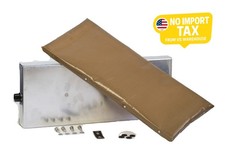 6" x 15" Hot Plate Assembly: 110V w/ Thermostat, Element, Fab. Plate Wires & ...