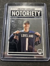 2025 Panini Mosaic - Notoriety Colston Loveland #24 (RC)