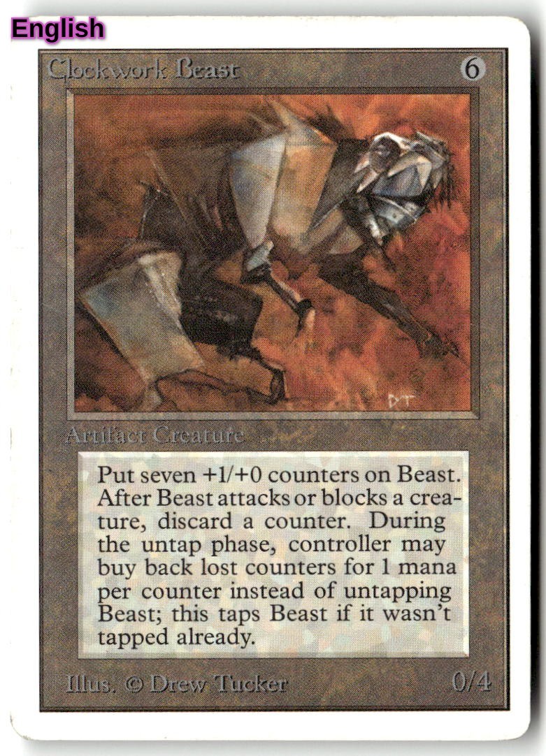 MTG Clockwork Beast [2ED - 237] MP