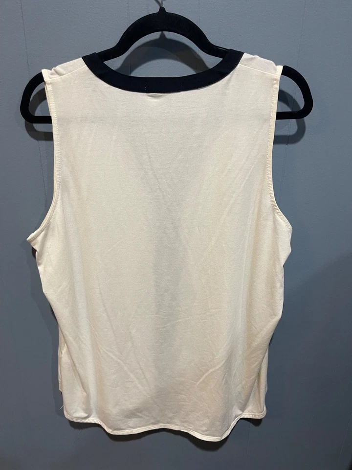 Kenneth Cole Reaction Top Elástico Mujer Blanco Negro Talla XL Femenino Foto 4 de 4