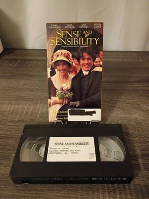 Sense and Sensibility (VHS, 1996) Kate Winslet Vintage Movie  Emma Thompsson
