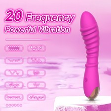 Thrusting Anal Butt Vibrator Plug Dildo Prostate Massager Sex Toys for Men Women
