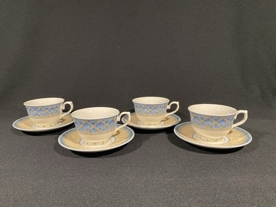 LOT of 4 Churchill Ports of Call (Jeff Banks) PRAGUE Tea Cup & Saucer Sets MINT!