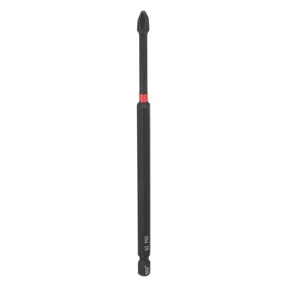 PH2 Phillips Impact Screwdriver Bit 1/4'' Hex Shank 6'' Long Magnetic