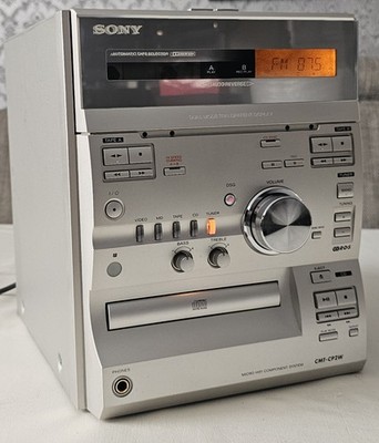 SONY CMT-CP2W MICRO-HI-FI COMPONENT SYSTEM- Cassette CD FM AUX