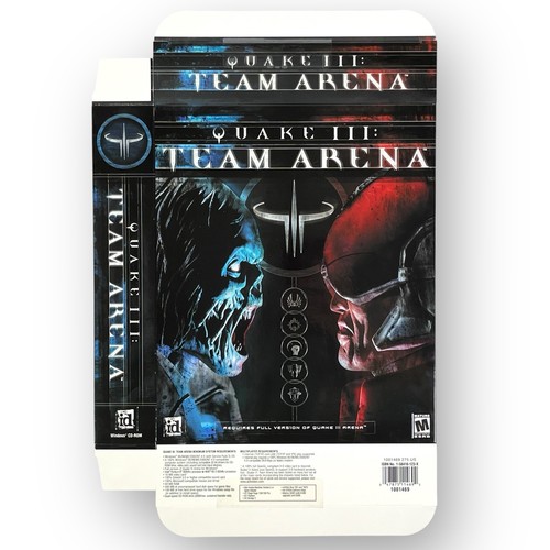 Vintage QUAKE III: TEAM ARENA leere BIG BOX ONLY - Windows PC 2000 - sehr guter Zustand