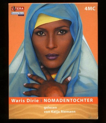 Waris DIRIE NOMADENTOCHTER 4-MC-Kassetten-Schuber Hörbuch K. RIEMANN liest S.GUT