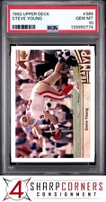 1992 UPPER DECK #365 STEVE YOUNG 49ERS HOF PSA 10