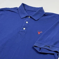 Slazenger Myopia Hunt Club Golf Polo Shirt Mens Blue Large Cotton