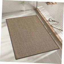 Bathroom Rugs Mat 24x17, Ultra Thin Non Slip Bath Mat Small Quick Dry