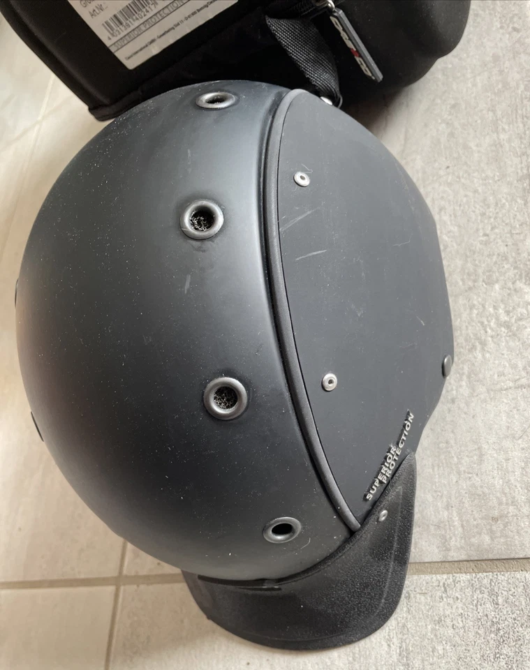 Casco Reithelm Champ + Casco Box Tasche schwarz superior Protection Gr M 54 - 58 - Bild 2 von 4