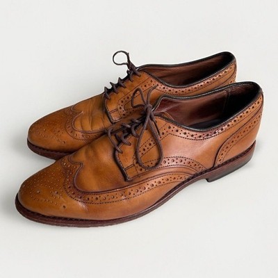 Allen Edmonds 8 D Madison Park Wingtip Oxford Dress Shoes Walnut Brown Leather