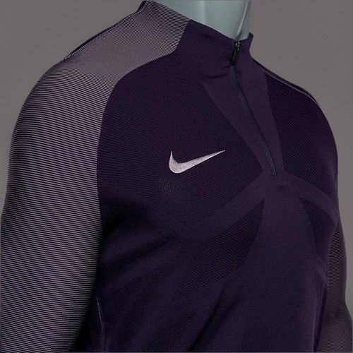 Nike Aeroswift Strike Mens XXL Drill Top Purple Dynasty/Purple Smoke 807034 - Picture 3 of 15
