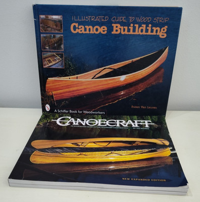 Two Canoe Building Books Susan Van Leuven & Ted Moores Paperback & Hard Cover
