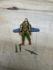 1991 GI Joe General Hawk V1 Action Figure Incomplete Broke Crotch