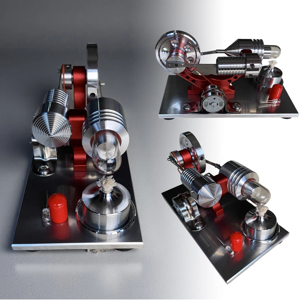 For Stirling Engine Microengine Steam Engine Hobby Generator Model EducationalaY - Image 4 of 4
