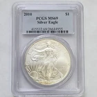 2010 Silver Eagle PCGS MS69