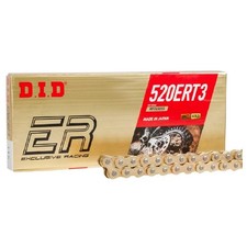 DID ERT3 MX Racing Chain Motocross Enduro Drive Gold 520 x 114 Lightweight (RJ