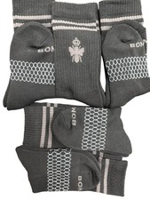 Bombas Black Socks Size S Crew 5 Pairs NEW