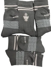 Bombas Black Socks Size S Crew 5 Pairs NEW
