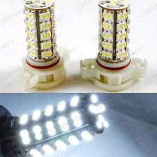 H16 White LED Bulbs 68 SMD Super Bright DRL Fog Light lamp PSX24W