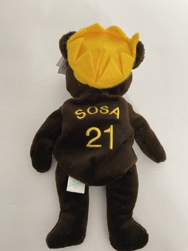 Salvino's Bamm Beano's Sammy Sosa #21 1998 Home Run #66-1998 Plush Toy 8'' NWT - Picture 3 of 6