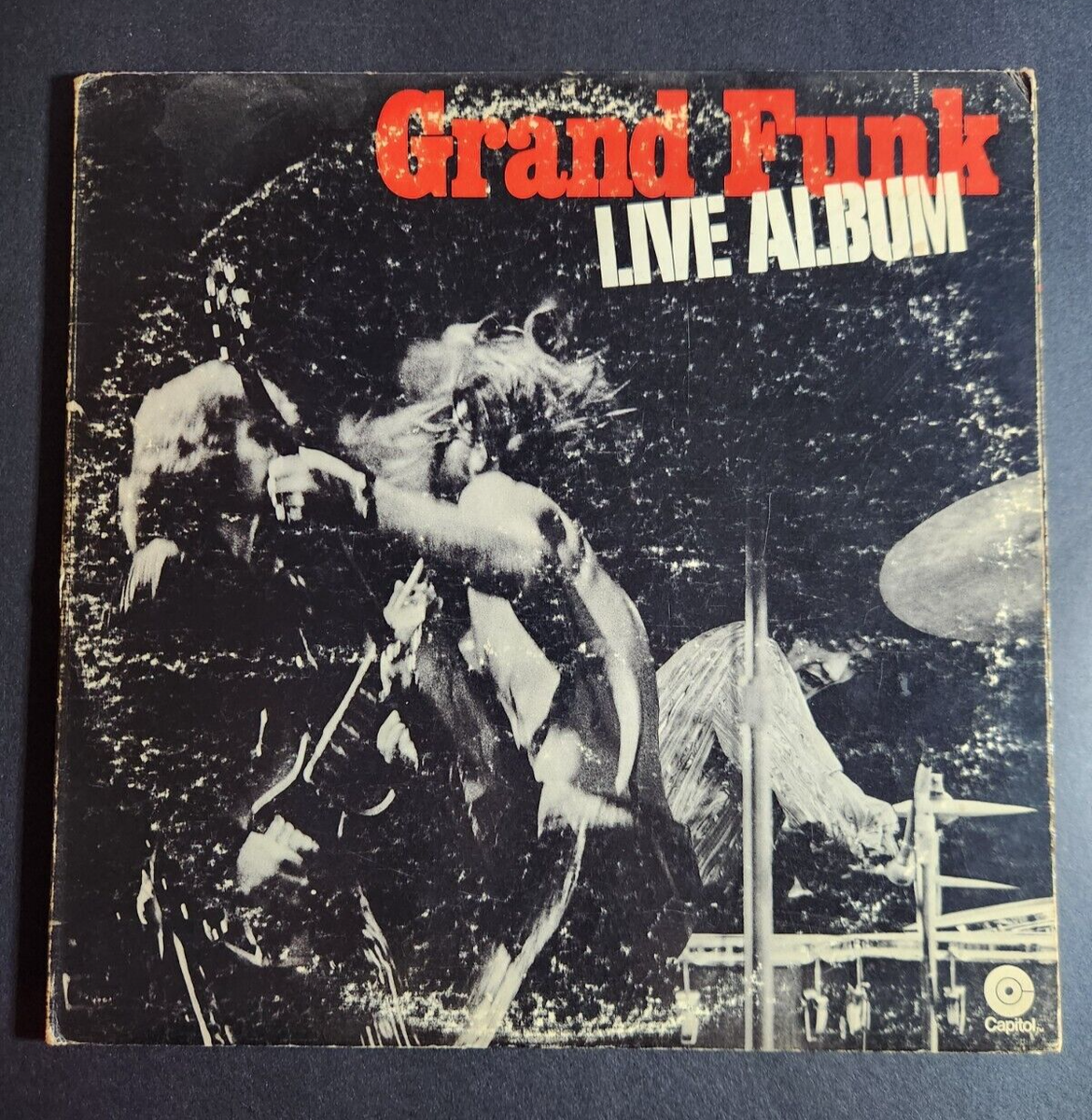 1970 GRAND FUNK RAILROAD LIVE ALBUM DOUBLE VINYL LPS CAPITIOL SWBB