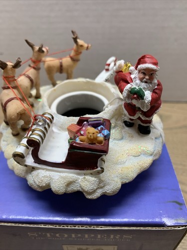 S'Toppers By Candle Capper, Santa at the North Pole, NEW Christmas Decor - Picture 2 of 6