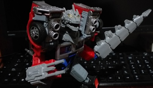 Transformers Kiryu unpainted upgrade kit Leader Class Legacy G2 Laser Optimus - Picture 3 of 4